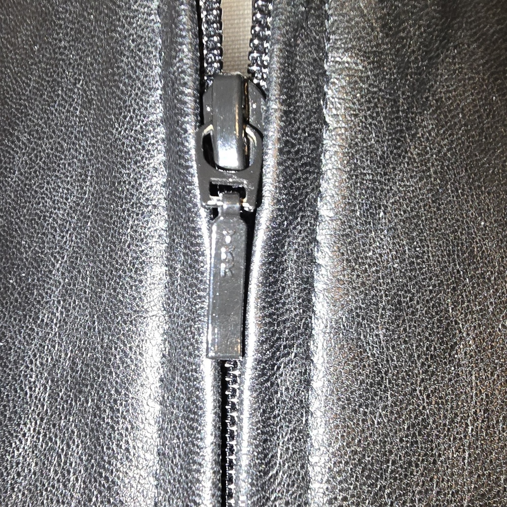 Classic Black Leather Jacket - Picture 8 of 11